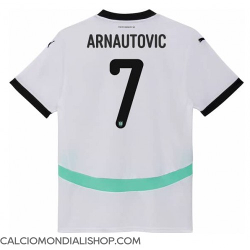 Maglie da calcio Austria Marko Arnautovic #7 Seconda Maglia Femminile Europei 2024 Manica Corta